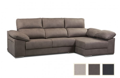 Sofá con chaise longue TULIPAN
