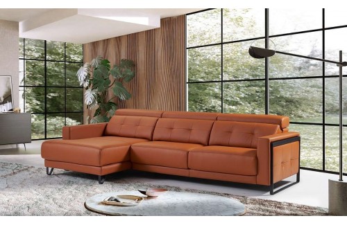 Sofá con chaise longue LUCAS
