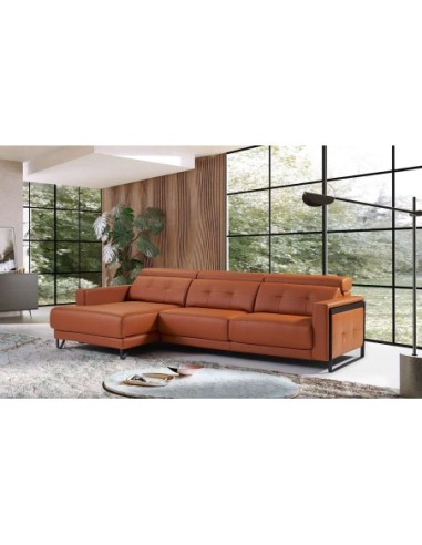 Sofá con chaise longue LUCAS