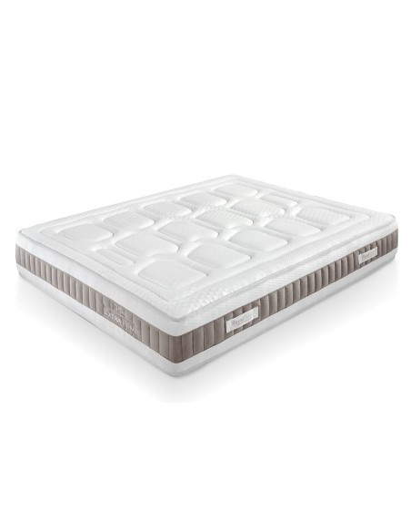 Colchón ROYAL TECH con núcleo de muelles y tapizado blanco de alta gama