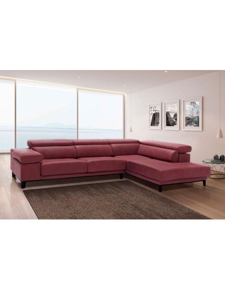Sofá con chaiselongue CLEOPATRA