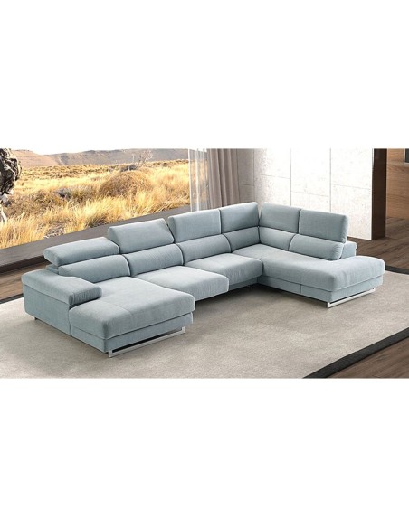 Sofá con chaise longue EKO