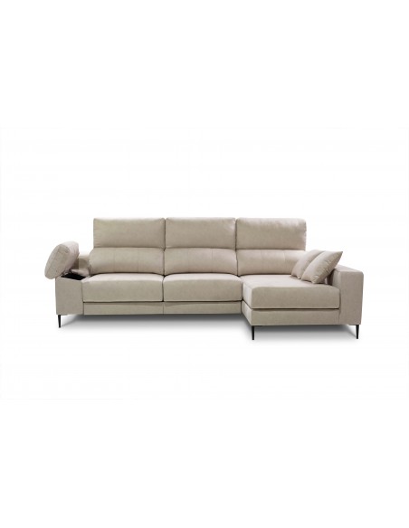 Sofá con chaise longue PAULA