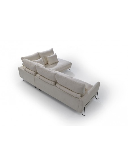 Sofá con chaise longue LUCIA