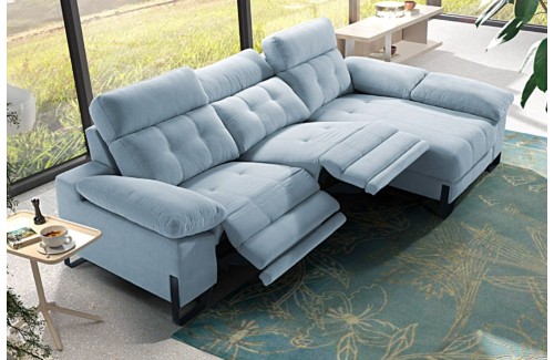 Sofá relax con chaise longue NUBE
