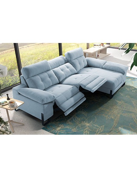 Sofá relax con chaise longue NUBE