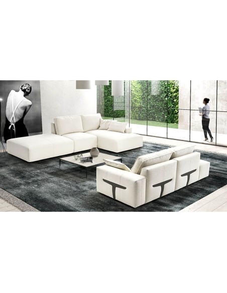 Sofá con chaise longue KOKEI