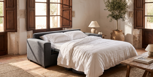 Sofá cama: cómo elegir uno cómodo para usar a diario