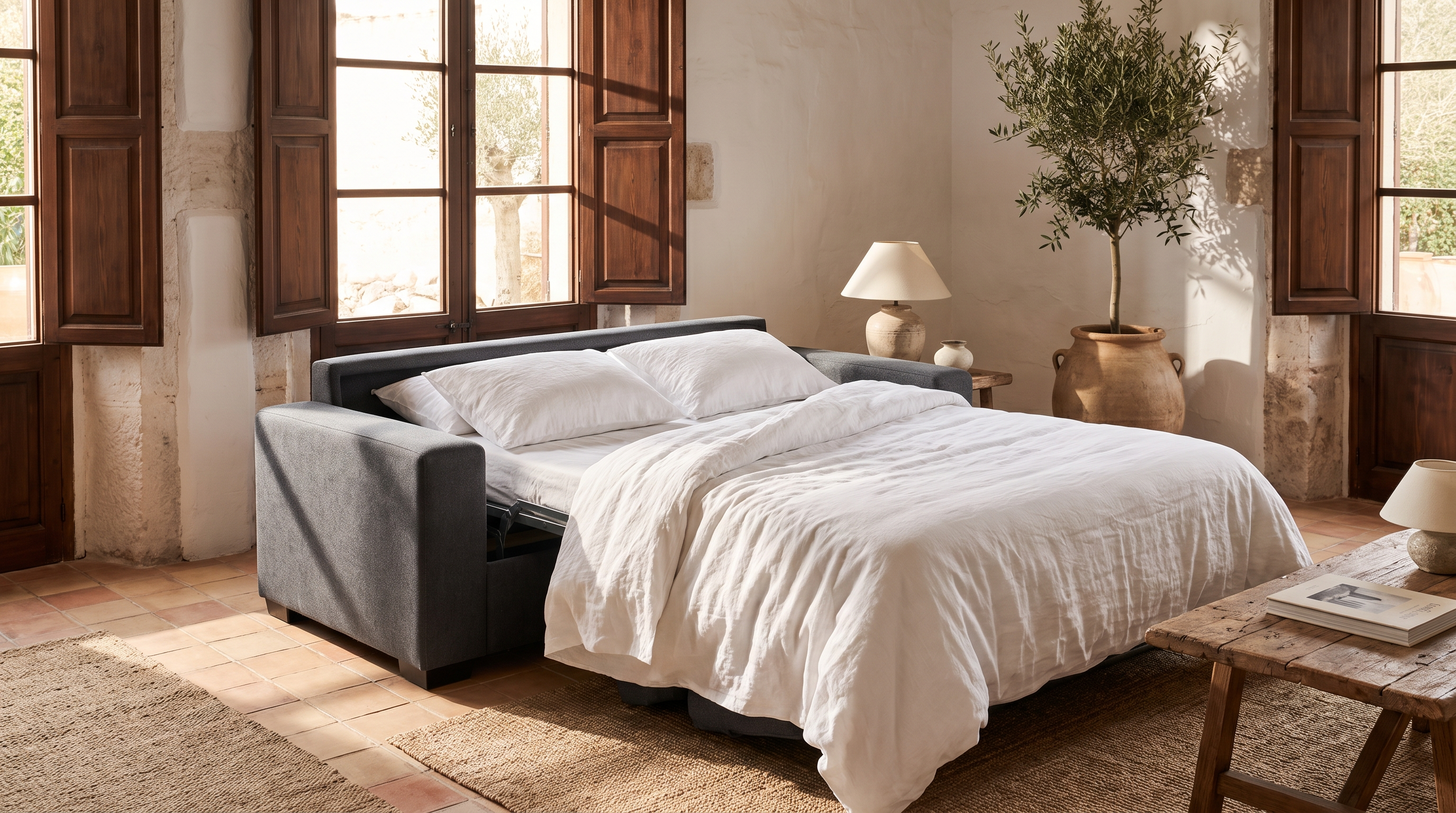 Sofá cama: cómo elegir uno cómodo para usar a diario